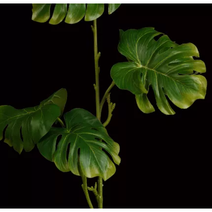 feuilles branche PHILODENDRON MONTSERA artificiel mini 72 cm
