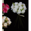 bouquet de mini ROSES artificielles 25 cm