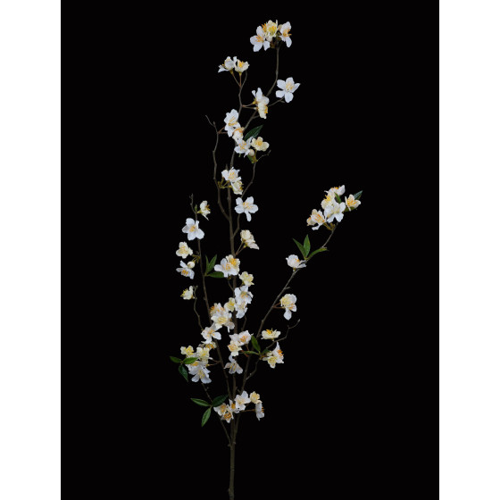 Branche de CERISIER 115 cm blanc