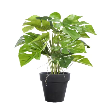 PHILODENDRON artificiel en pot 60 cm dans un pot décoratif