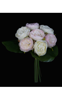 bouquet de mini PIVOINE artificielles 23 cm