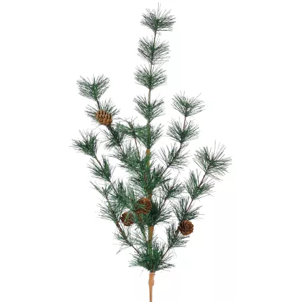 Branche artificielle de SAPIN et pomme de pin 70 cm