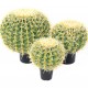 CACTUS artificiel BALL diam 30 à 48 cm ou Golden Barrel Cactus