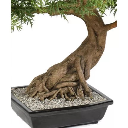 pot et tronc BONSAI artificiel ARALIA 95 cm