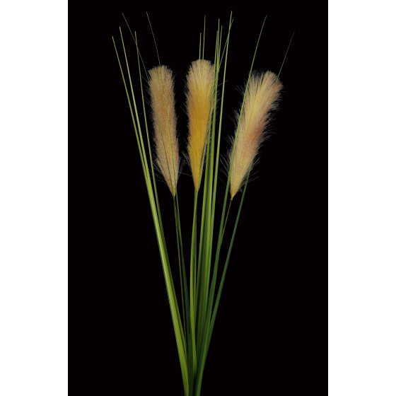 Graminée esprit herbe de pampa artificielle 98 cm vendu par 3 - graminées  et papyrus | Reflets Nature