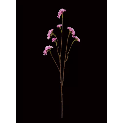 statice artificiel rose 68 cm en tige