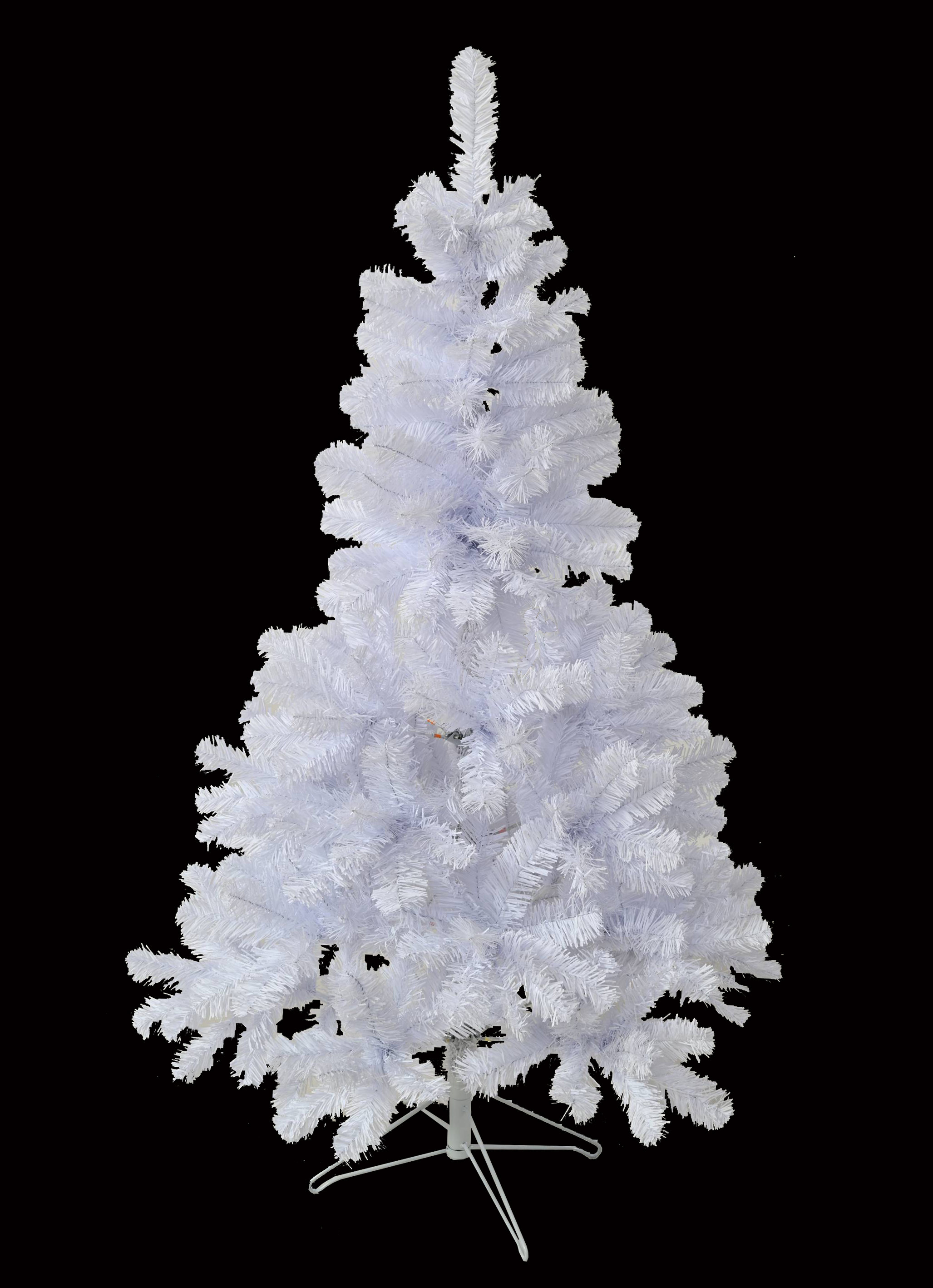 Sapin artificiel enneigé D127xH180cm - blanc - VEDRE - al