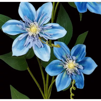fleurs CLEMATITE artificiel 79 cm