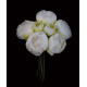 bouquet artificiel PIVOINE 32 cm
