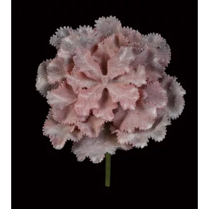SUCCULENTE chou artificielle 16 cm rose