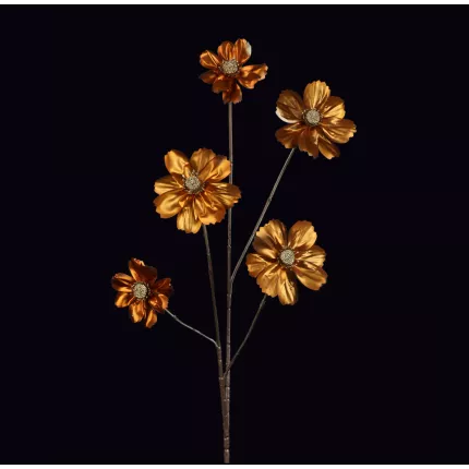 COSMOS artificiel métallique 70 cm