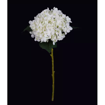 Hydrangea blanc artificiel 50 cm