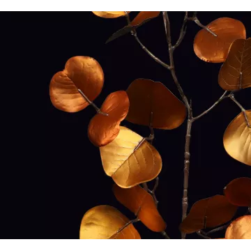 feuilles artificielles de la branche artificielle EUCALYPTUS or 82 cm