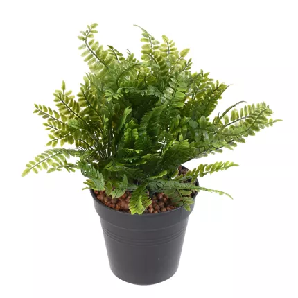 FOUGERE artificielle plast 28 cm en pot
