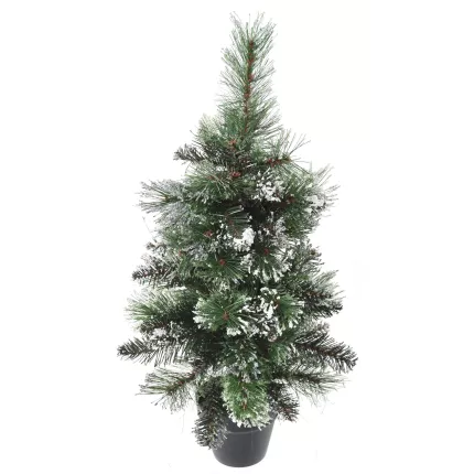 SAPIN artificiel givré 45 cm et 60 cm