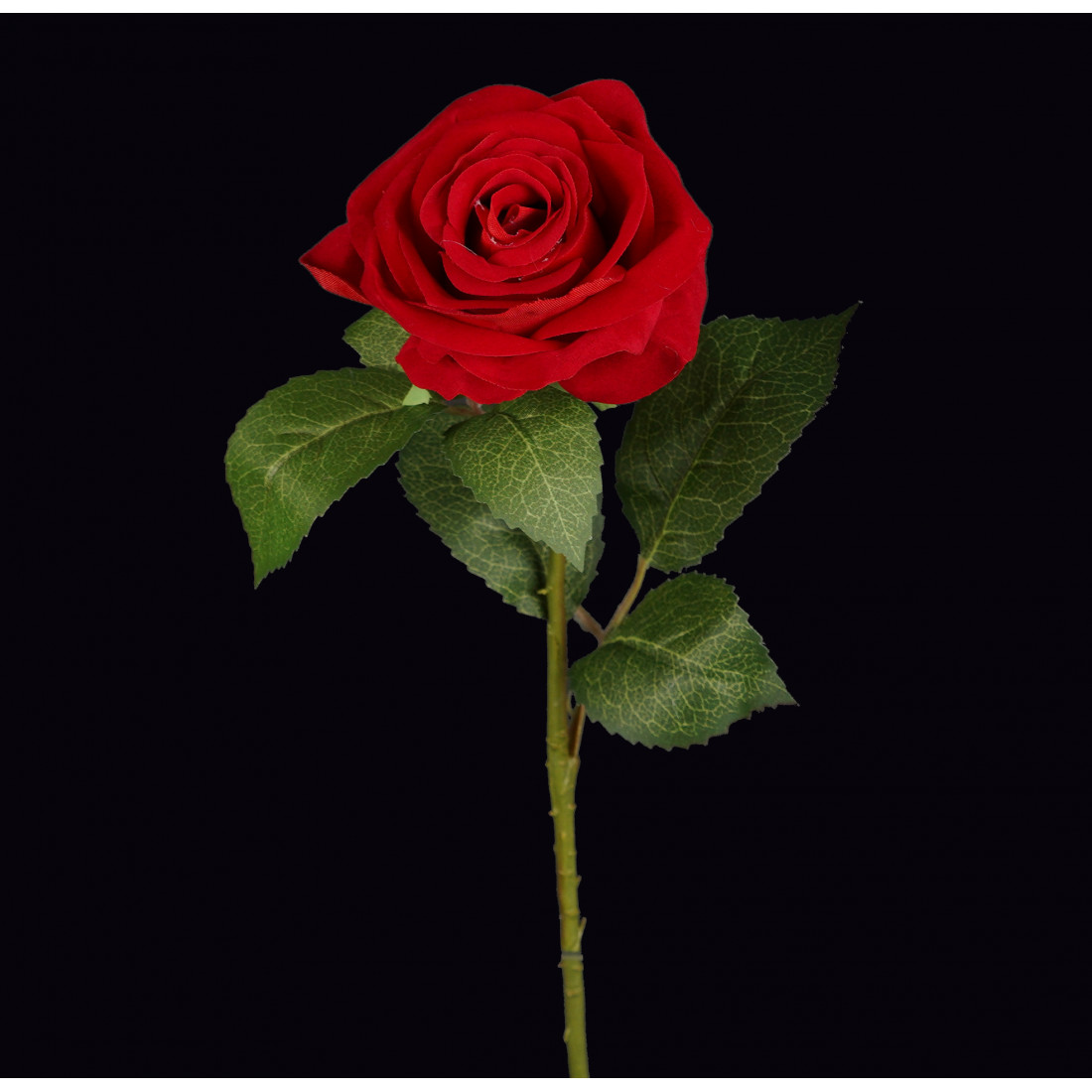 Rose ouverte artificielle 53 cm - fleurs intemporelles | Reflets Nature