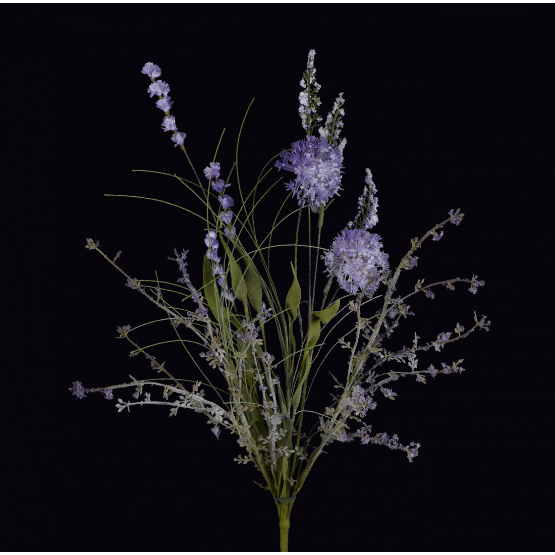 Fleurs champêtre esprit séché 53 cm lavande - fleurs printanières  artificielles | Reflets Nature