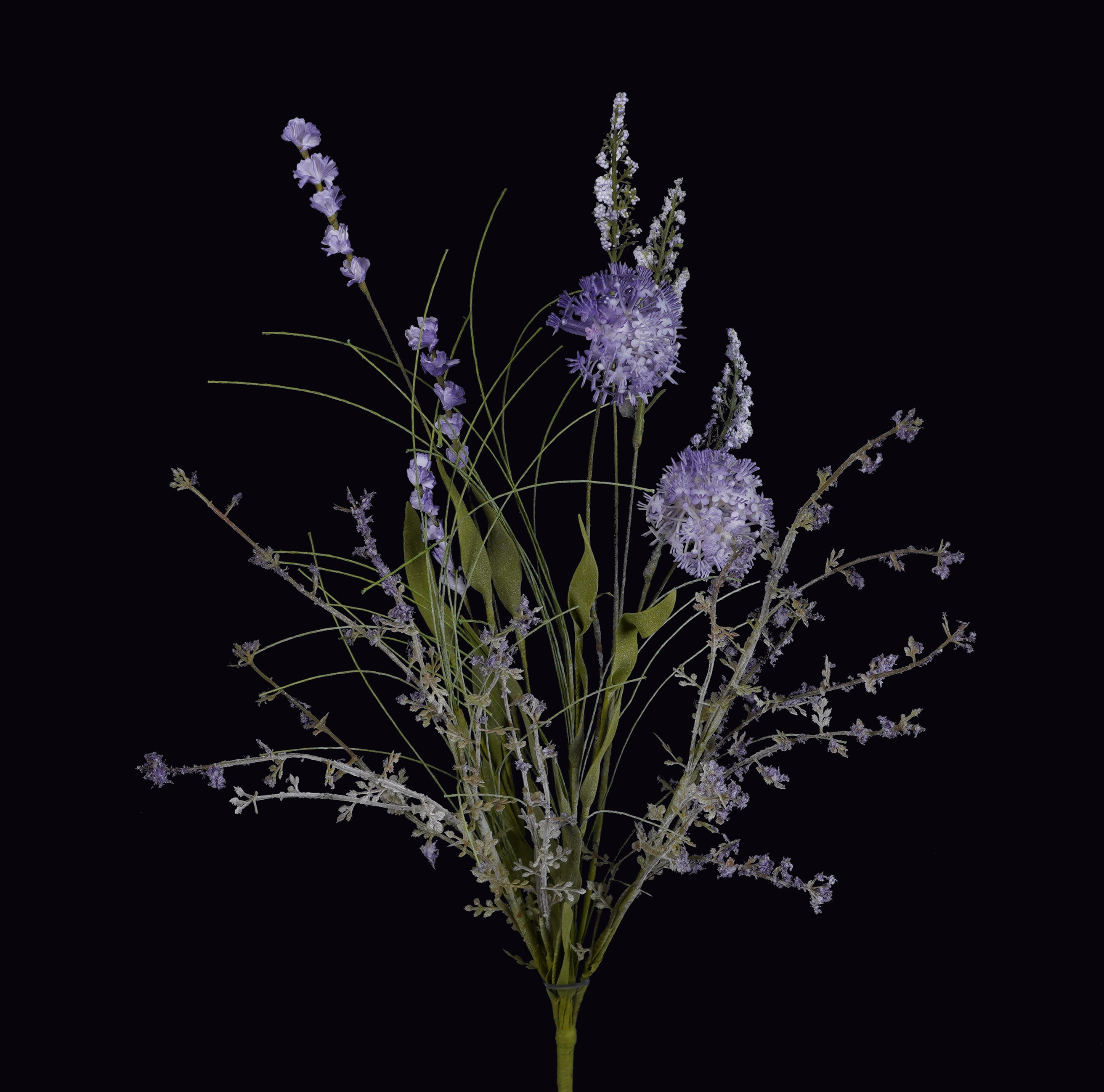 Fleurs champêtre esprit séché 53 cm lavande - fleurs printanières  artificielles | Reflets Nature