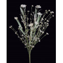 fleurs champêtre esprit séché 52 cm blanc