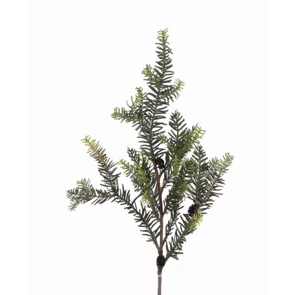 Branche artificielle de SAPIN et pomme de pin 63 cm