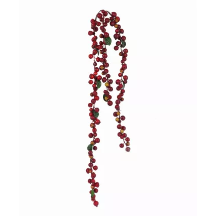 branche BAIES artificielle rouge 66 cm