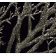 BRANCHE Manzanita artificielle pailletée et sequins or-argent 240 cm