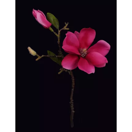 MAGNOLIA artificiel 37 cm fushia