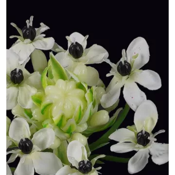 fleurs ornithogalum arabicum ou étoile de béthléem artificiel 72 cm