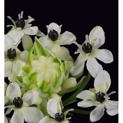 fleurs ornithogalum arabicum ou étoile de béthléem artificiel 72 cm