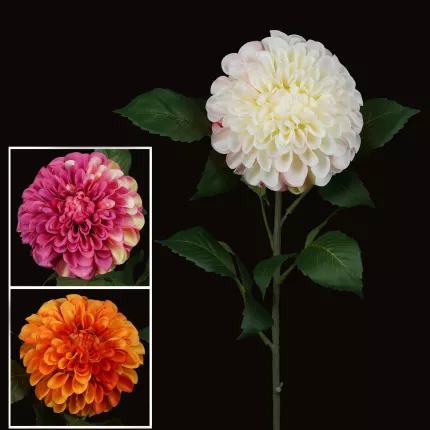 DAHLIA artificiel 74 cm