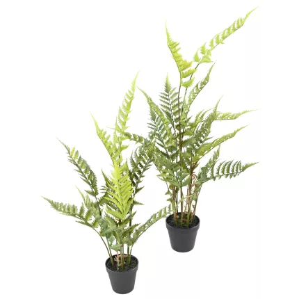 FOUGERE artificielle des bois plast en pot 65 et 80 cm