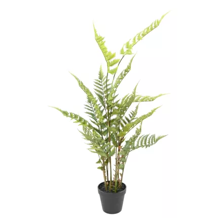 FOUGERE artificielle des bois plast en pot 80 cm