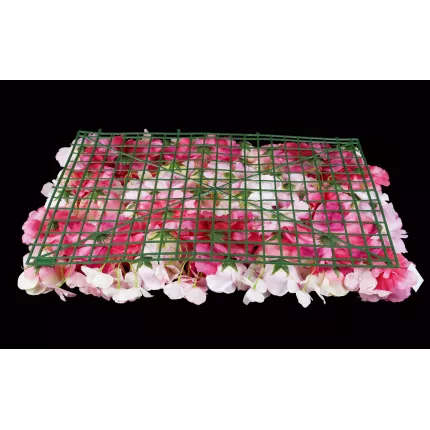MUR ROSES PIVOINES HORTENSIAS 40 x 68 cm