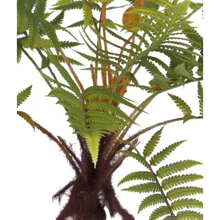 feuilles FOUGERE artificielle mexicaine sur racine 45 cm