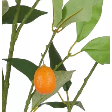 fruit branche artificielle KUMQUAT 100 cm
