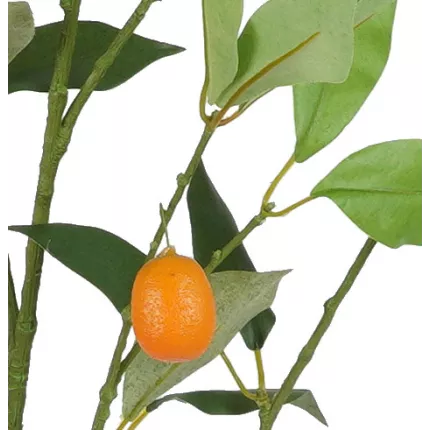 fruit branche artificielle KUMQUAT 100 cm