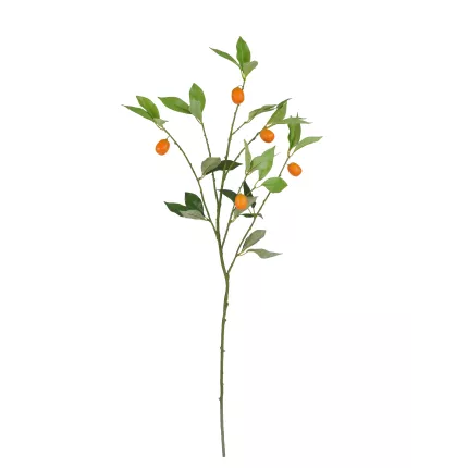 branche artificielle KUMQUAT 100 cm