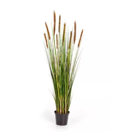 GRANDES HERBES artificielles plumeau brun  120 cm