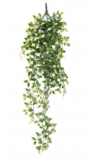 TRADESCANTIA artificiel vert rose 80 cm