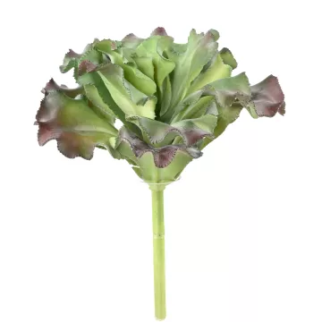 SUCCULENTE artificielle diam 17 cm avec sa tige