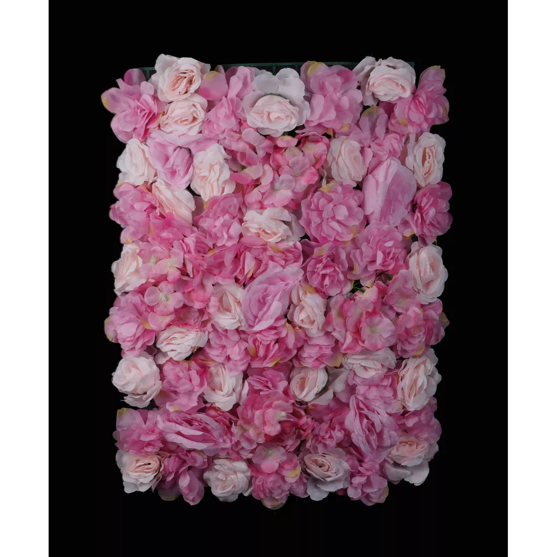 MUR FLEURIS rose 40 x 60 cm