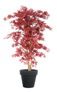 ERABLE artificiel DE LUXE (Aralia) 150 ou 180 cm automne rouge