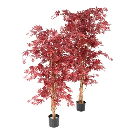 ERABLE artificiel DE LUXE (Aralia)  150 ou 180  cm automne rouge