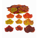 sachet 27 feuilles d'érable artificielles automne