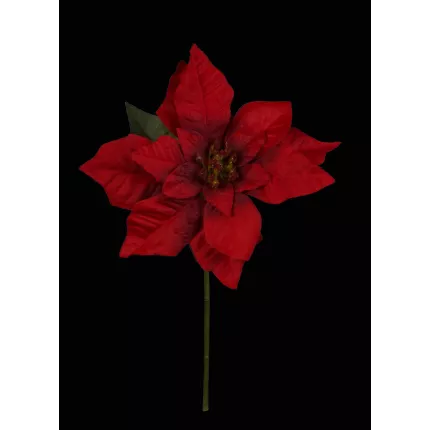 POINSETTIA artificiel (Etoile de Noël) 33 cm