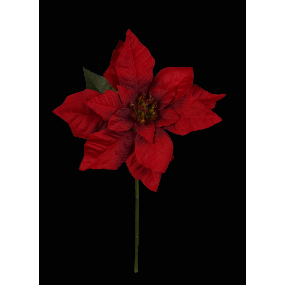 Poinsettia artificiel (etoile de noël) 33 cm - collections festives |  Reflets Nature