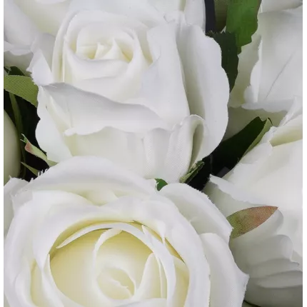 fleurs bouquet de ROSES artificielles 27 cm