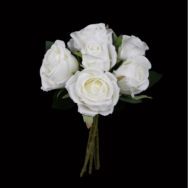 bouquet de ROSES artificielles 27 cm