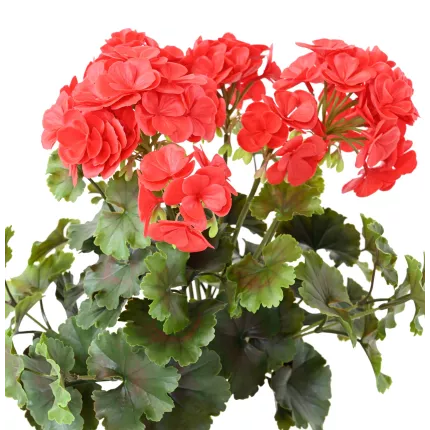 fleurs piquet Géranium artificiel plastique 35 cm