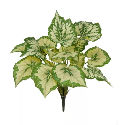 BEGONIA ANGEL artificiel vert/crème 40 cm